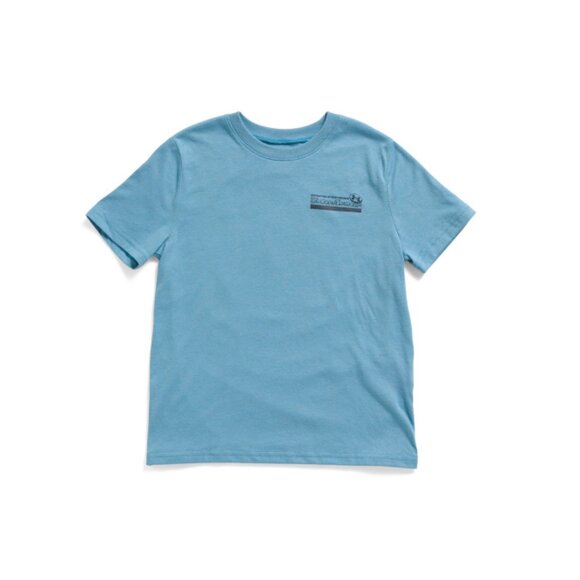 UNDER ARMOUR Blue Big Boys Retro Tacklebox Tee - Picture 1 of 2